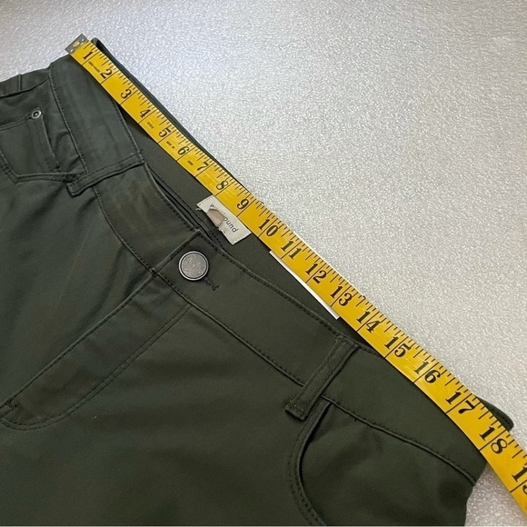Westbound Olive Denim Plus Size THE FIT FORMULA Mid Rise Straight Leg 16W S - Picture 14 of 14